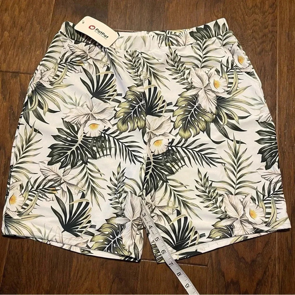 NWT PatPat Tropical Leaf Print Swim Board Shorts MSRP $65 - Picture 7 of 8